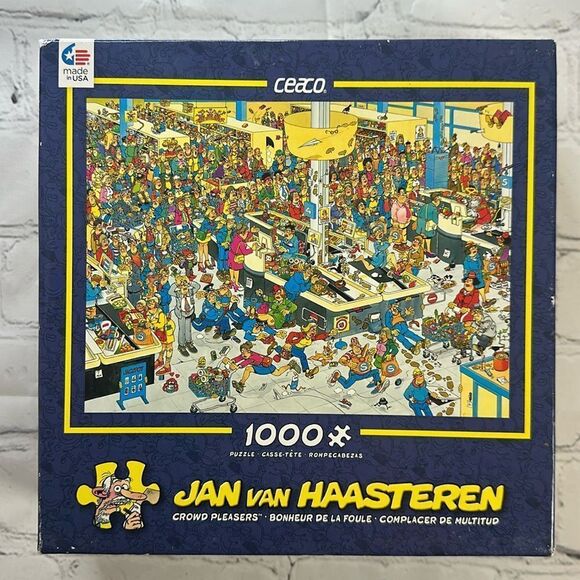 Van Haasteren 1000pc Queued up Jigsaw Puzzle - Picture 1 of 2